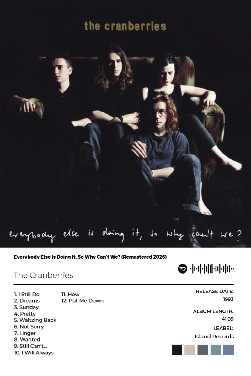 Everybody Else Is Doing It, So Why Can't We? (Remastered 2026) · Everybody Else Is Doing It, So Why Can't We? (Remastered 2026) · The Cranberries · 2:3 Album poster for Everybody Else Is Doing It, So Why Can't We? (Remastered 2026) by The Cranberries