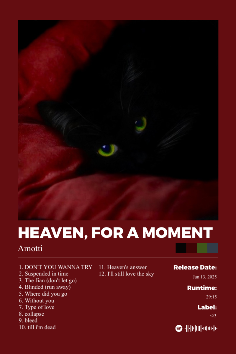 Heaven, for a moment · Heaven, for a moment · Amotti · 2:3 Album poster for Heaven, for a moment by Amotti