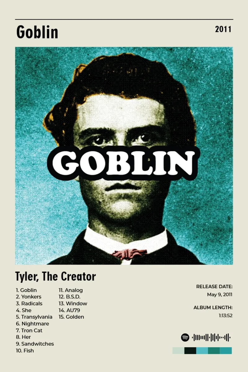 Album poster for Goblin by Tyler, The Creator