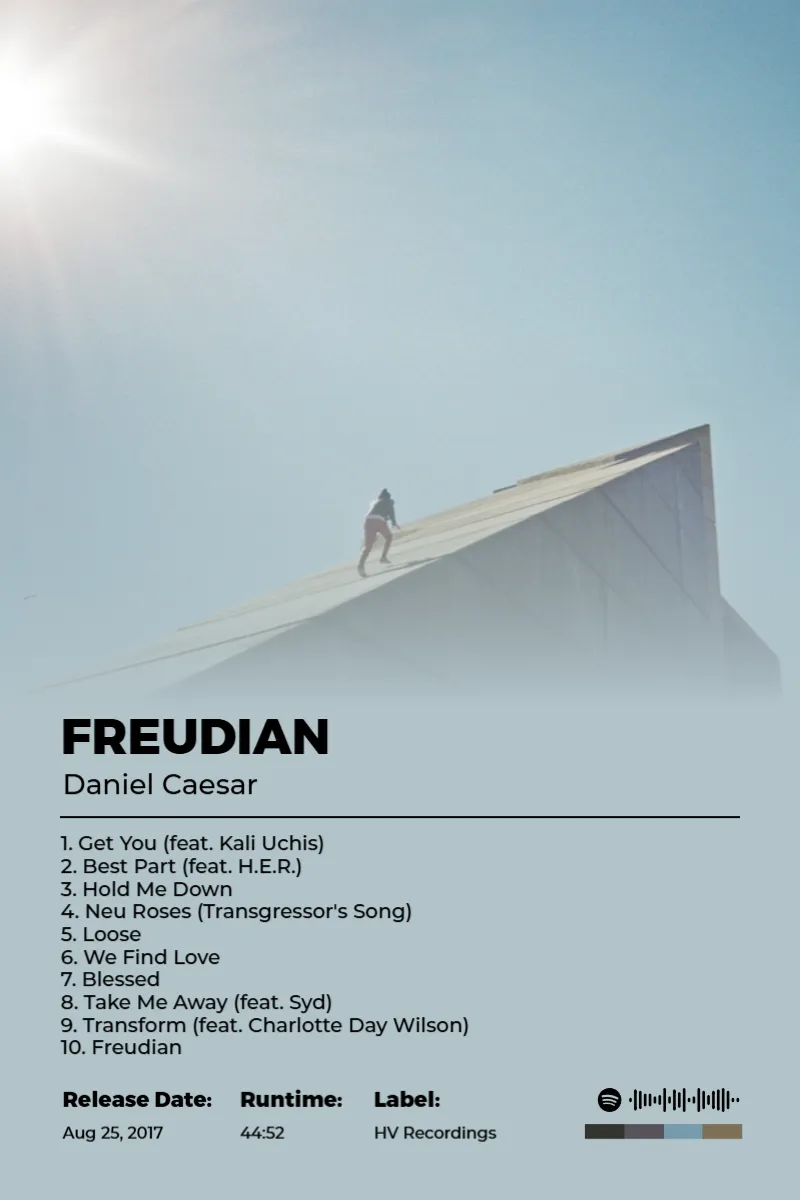 Freudian · Freudian · Daniel Caesar · 2:3 Album poster for Freudian by Daniel Caesar
