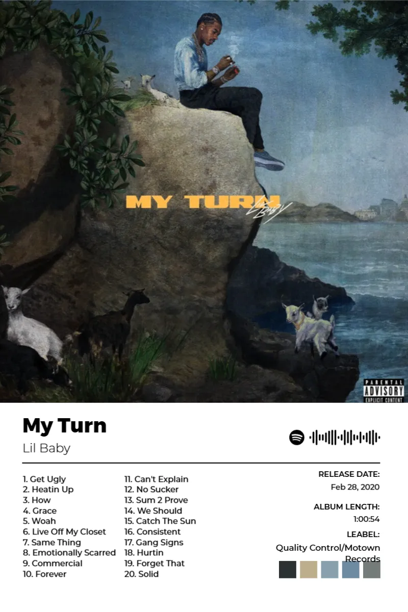 My Turn · My Turn · Lil Baby · 2:3 Album poster for My Turn by Lil Baby