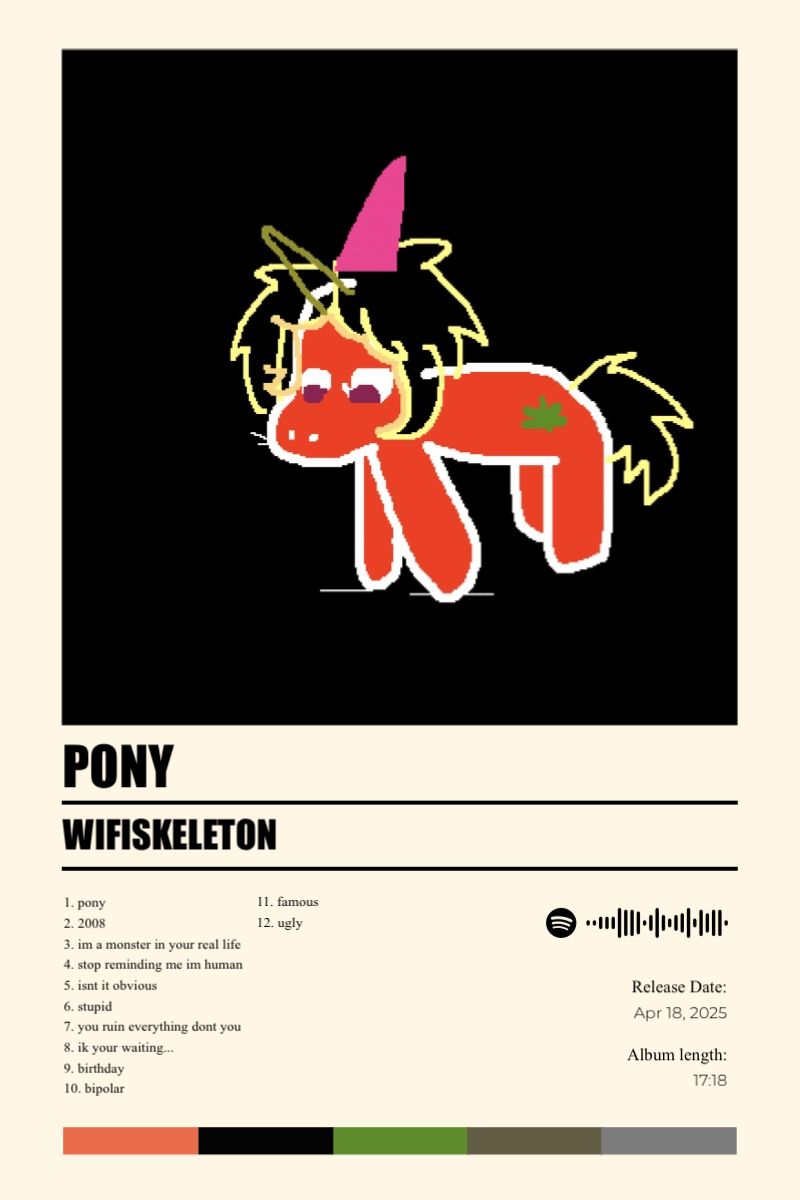 Album poster for pony by wifiskeleton