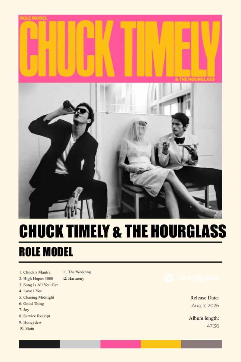 Album poster for Chuck Timely & The Hourglass by ROLE MODEL