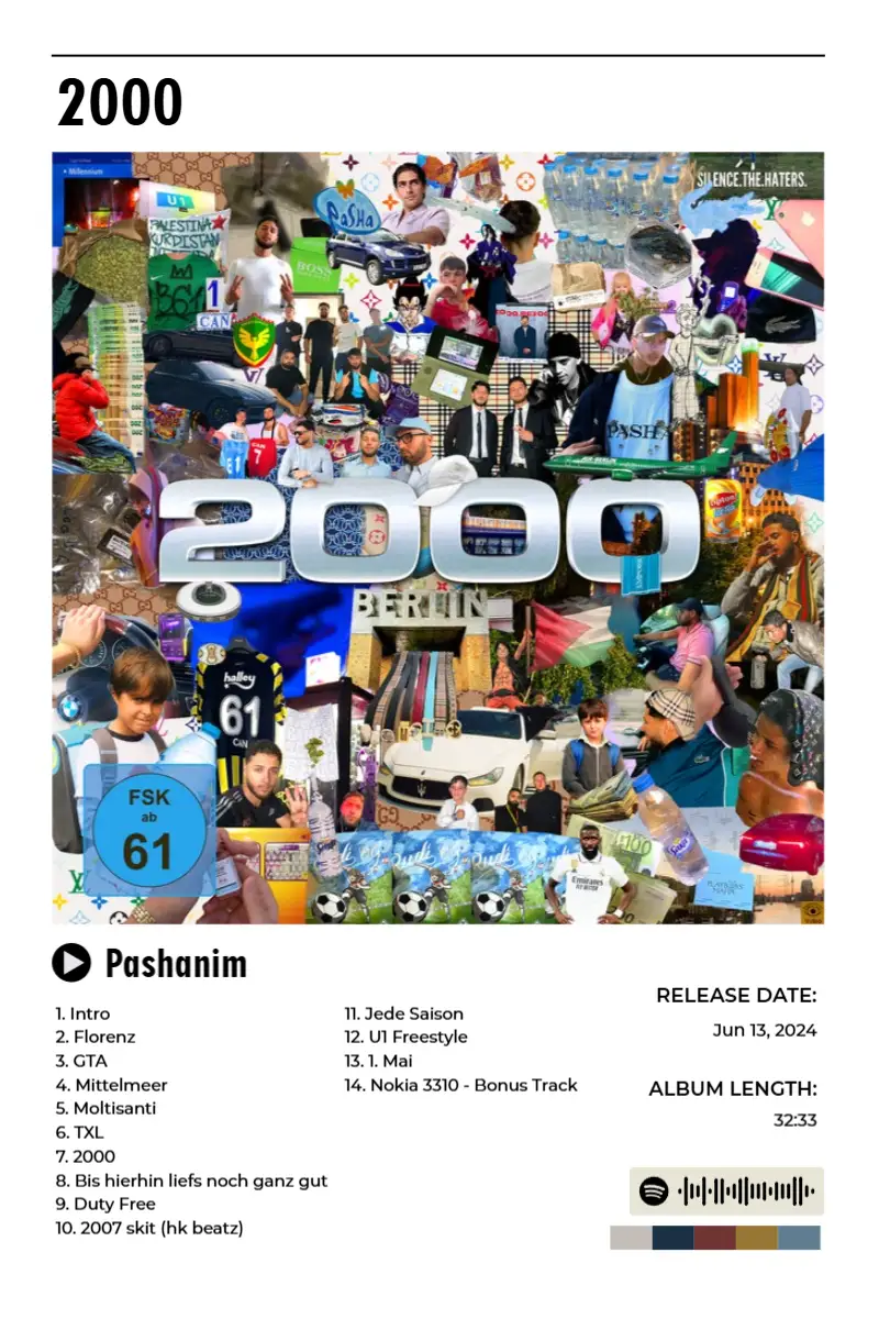 Album poster for 2000 by Pashanim