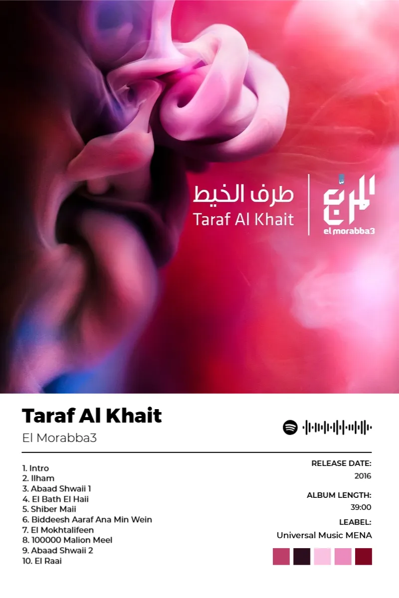 Album poster for Taraf Al Khait by El Morabba3