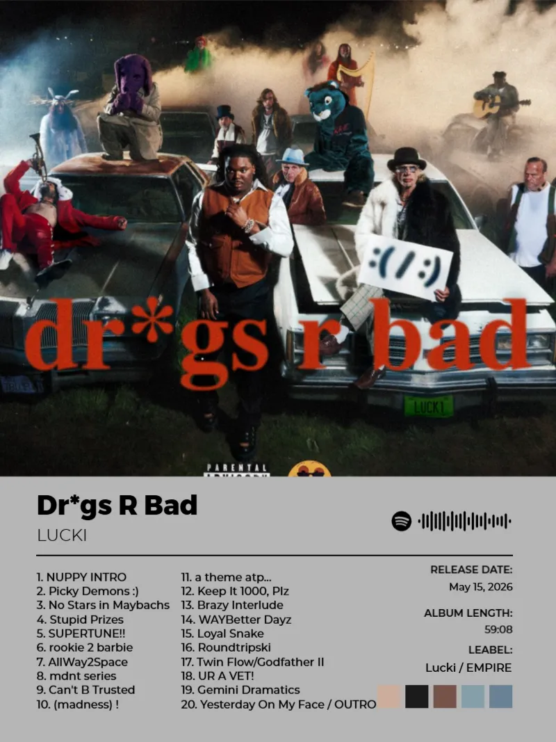 Dr*gs R Bad — ejemplo de póster de la comunidad
