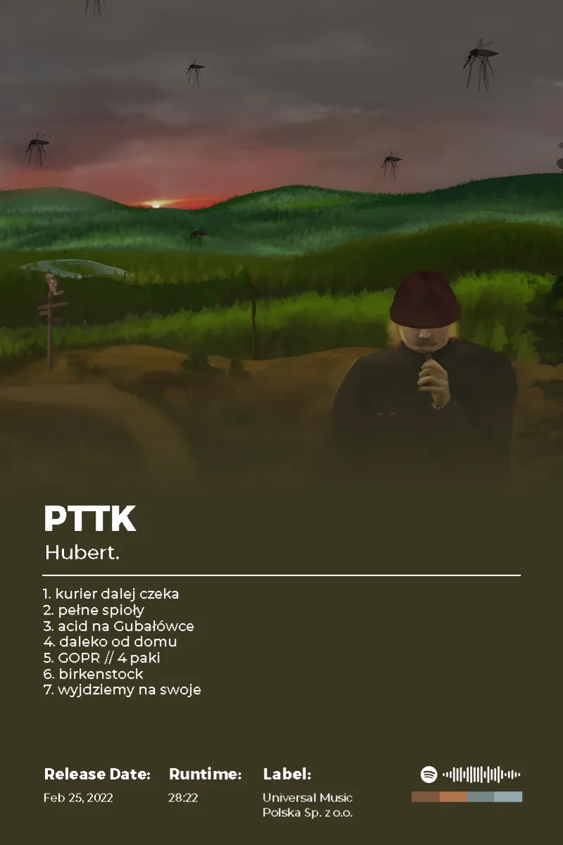 Album poster for pttk by Hubert.