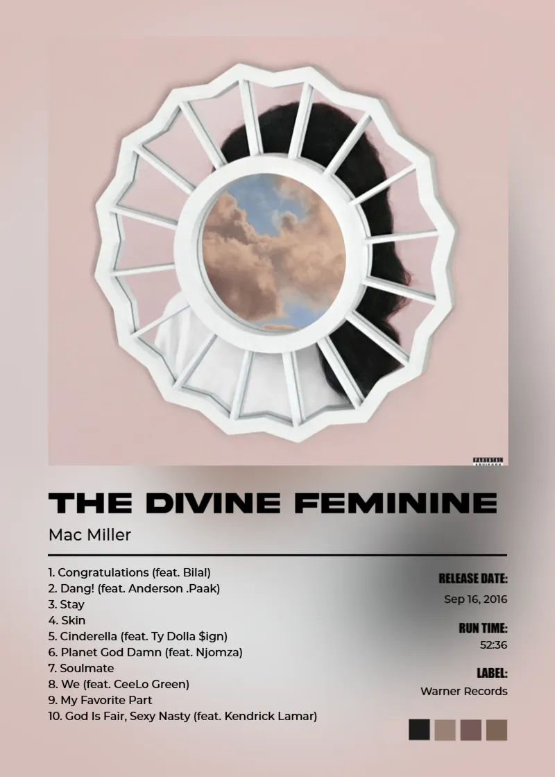 Album poster for The Divine Feminine by Mac Miller
