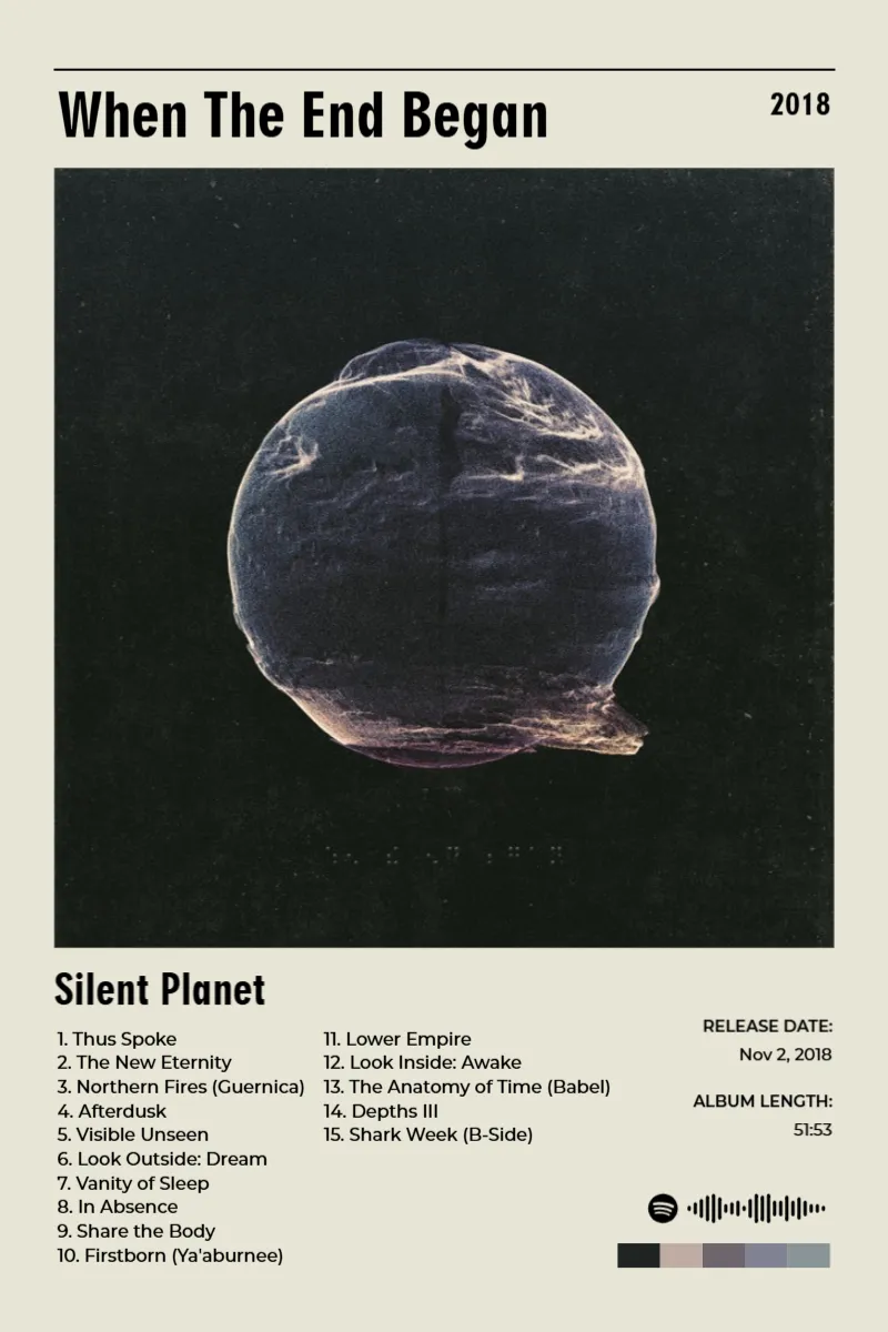 Album poster for When The End Began by Silent Planet