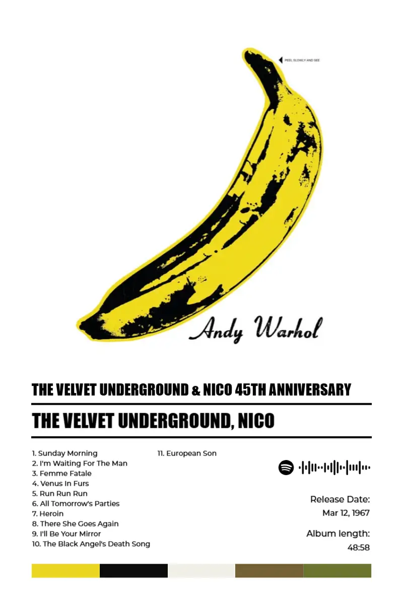 The Velvet Underground & Nico 45th Anniversary · The Velvet Underground & Nico 45th Anniversary · The Velvet Underground, Nico · 2:3 Album poster for The Velvet Underground & Nico 45th Anniversary by The Velvet Underground, Nico