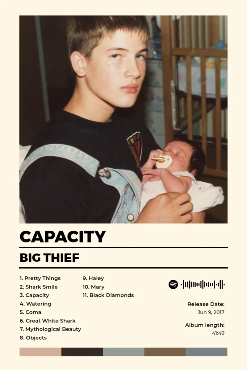 Capacity · Capacity · Big Thief · 2:3 Album poster for Capacity by Big Thief