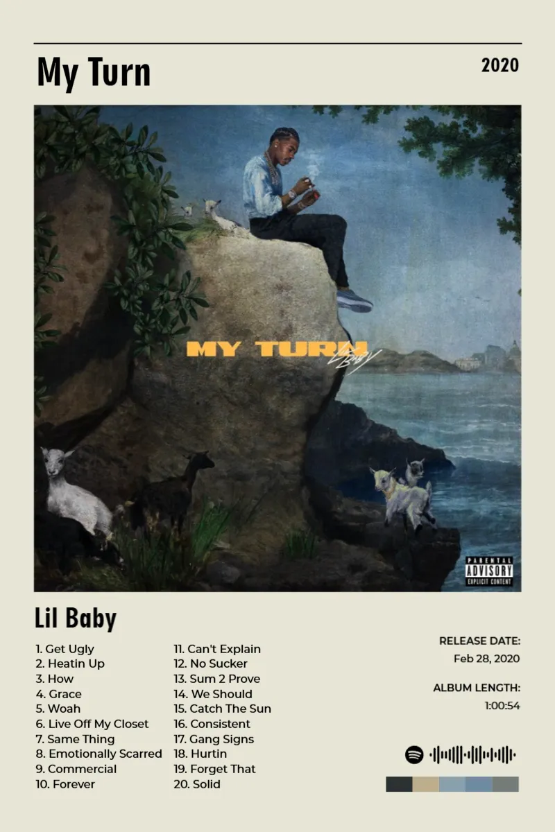 My Turn · My Turn · Lil Baby · 2:3 Album poster for My Turn by Lil Baby