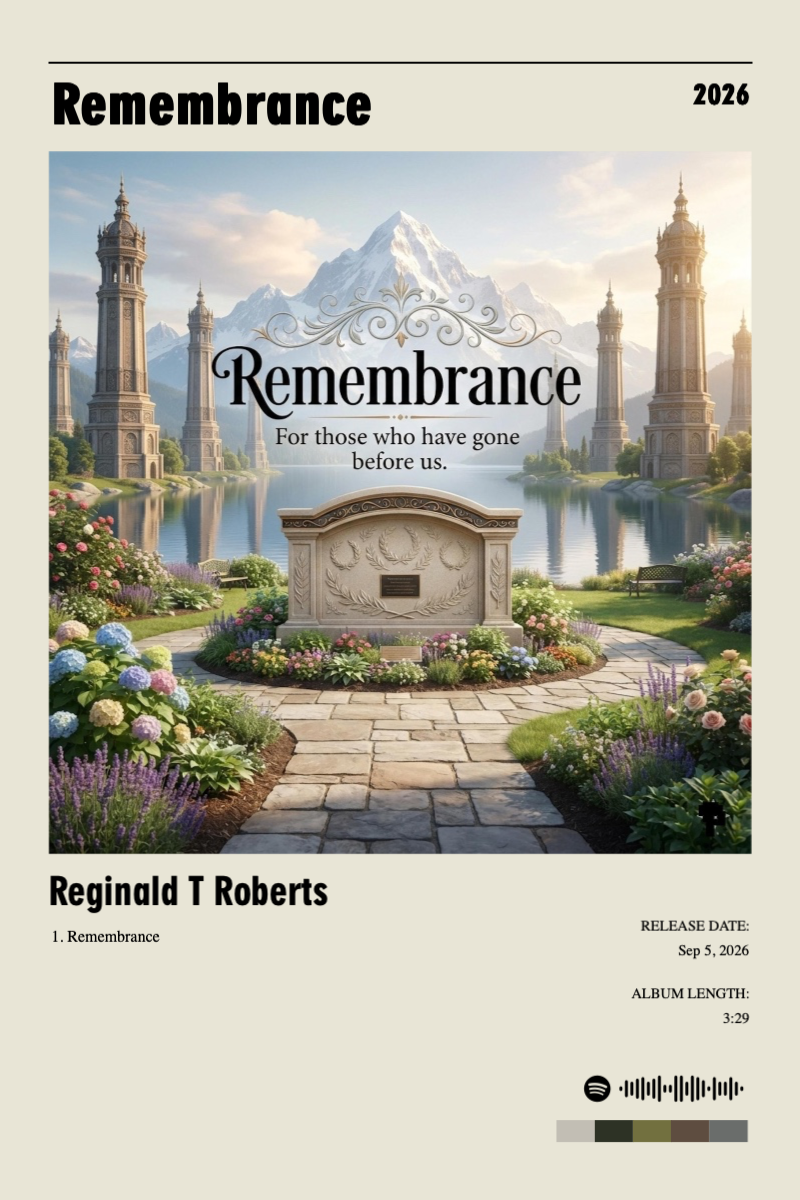 Remembrance — community poster example