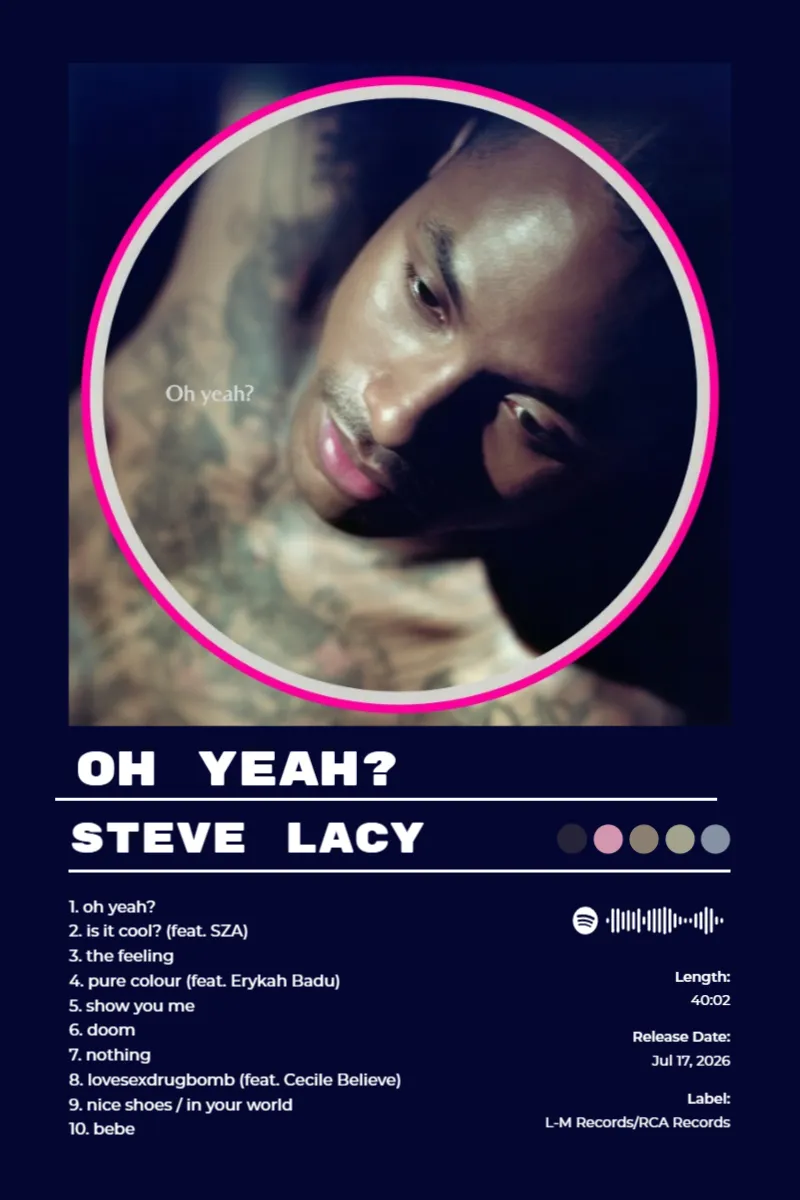 Album poster for Oh yeah? by Steve Lacy