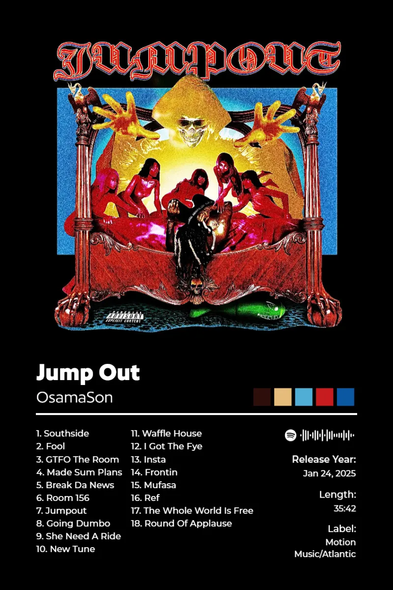 Album poster for Jump Out by OsamaSon