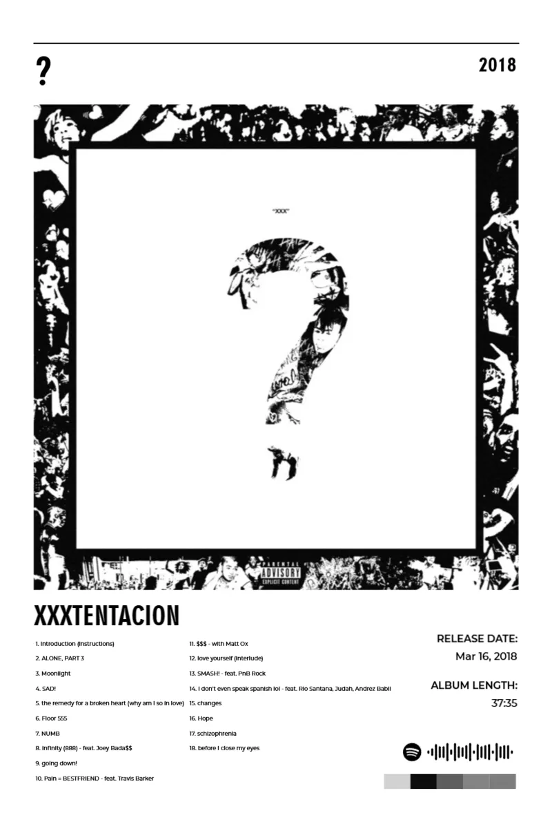 Album poster for ? by XXXTENTACION