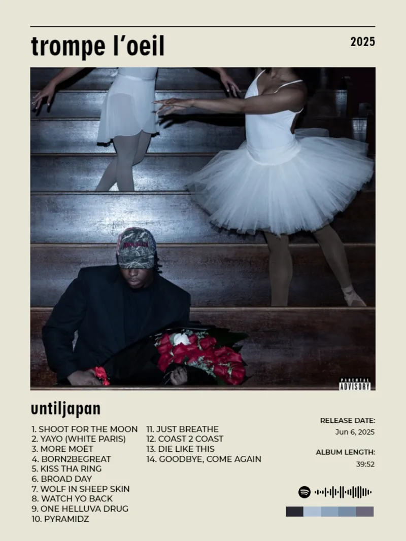 Album poster for trompe l’oeil by untiljapan