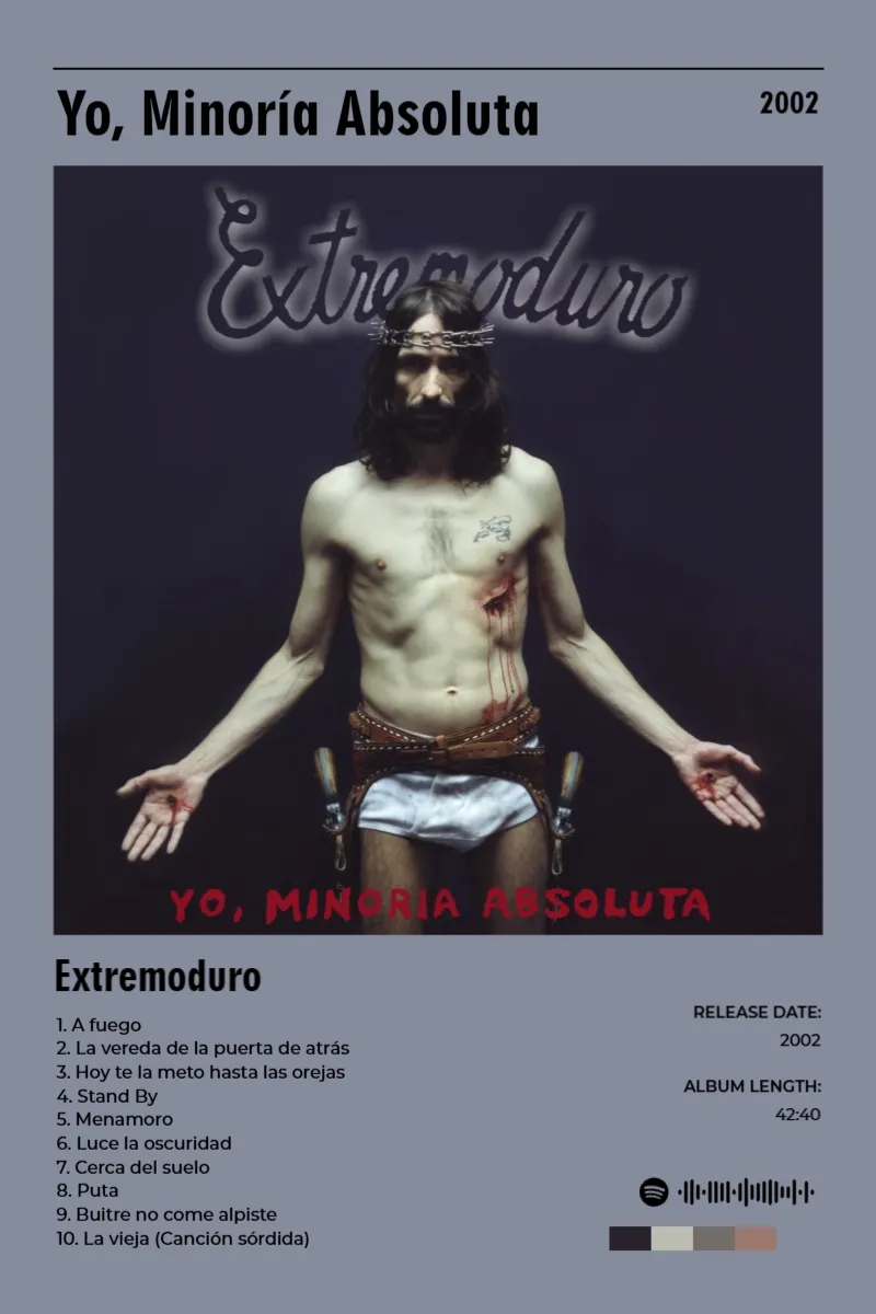 Album poster for Yo, Minoría Absoluta by Extremoduro