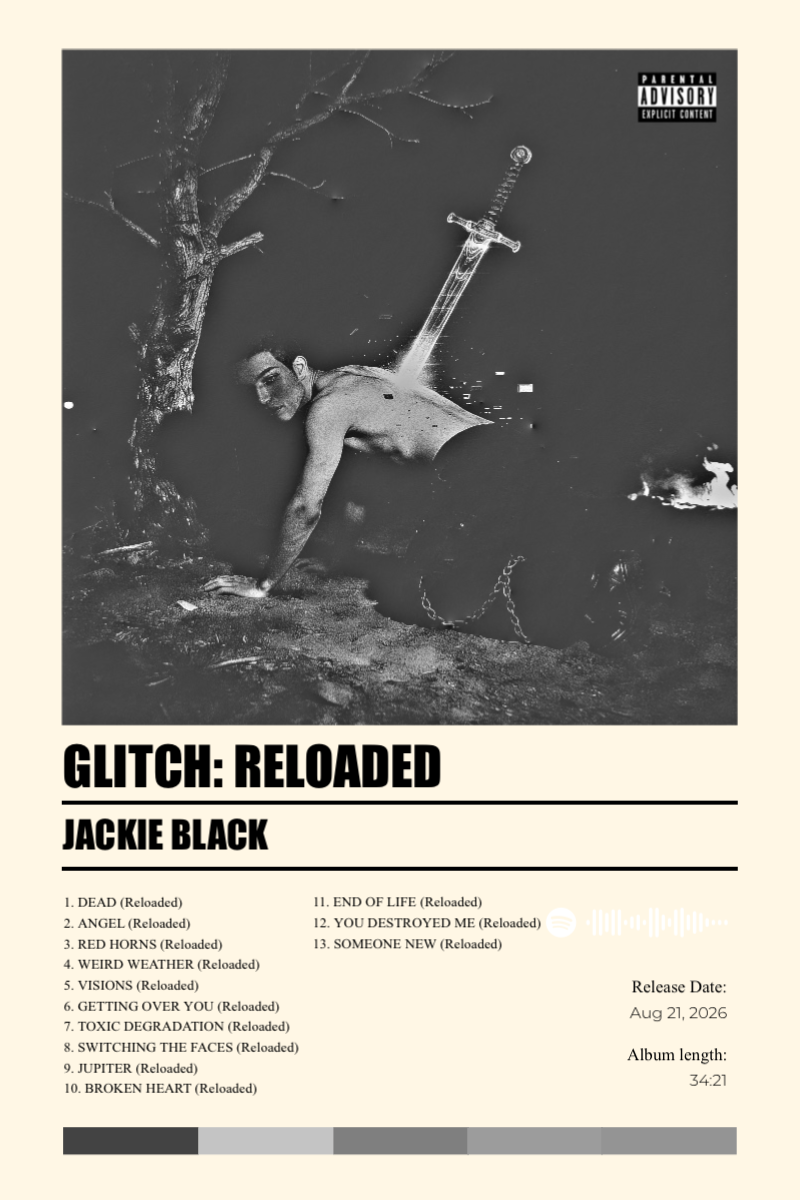 Album poster for GLITCH: Reloaded by Jackie Black