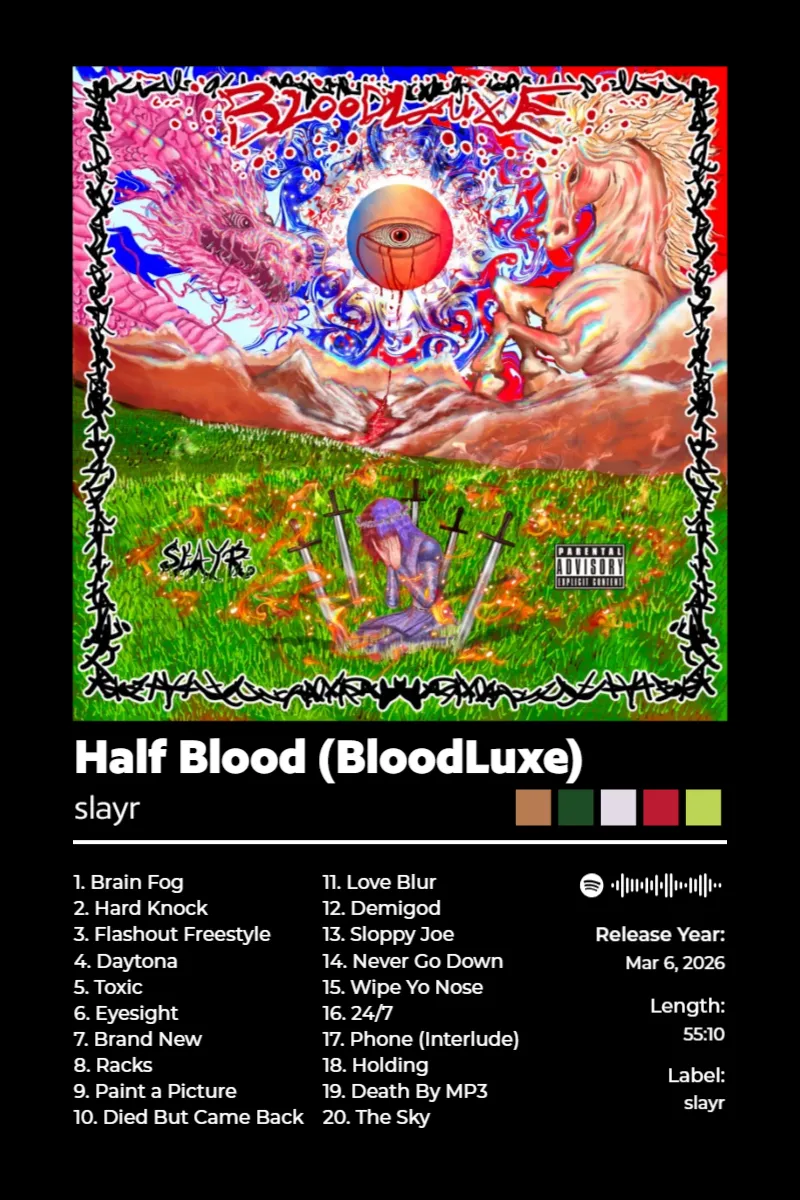 Album poster for Half Blood (BloodLuxe) by slayr