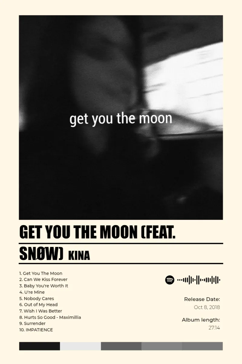 Album poster for Get You The Moon (feat. Snøw) by Kina