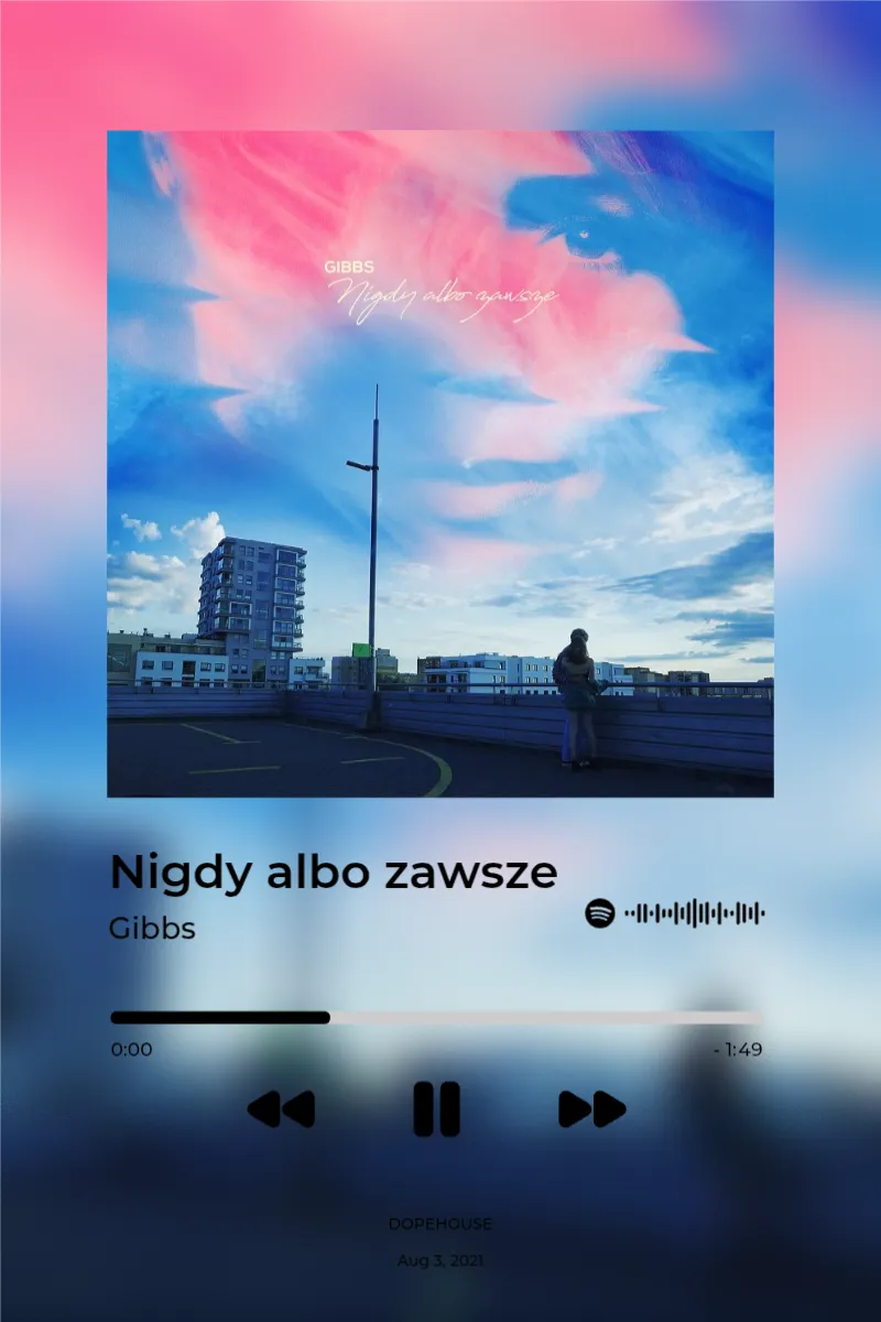 Album poster for Nigdy albo zawsze by Gibbs