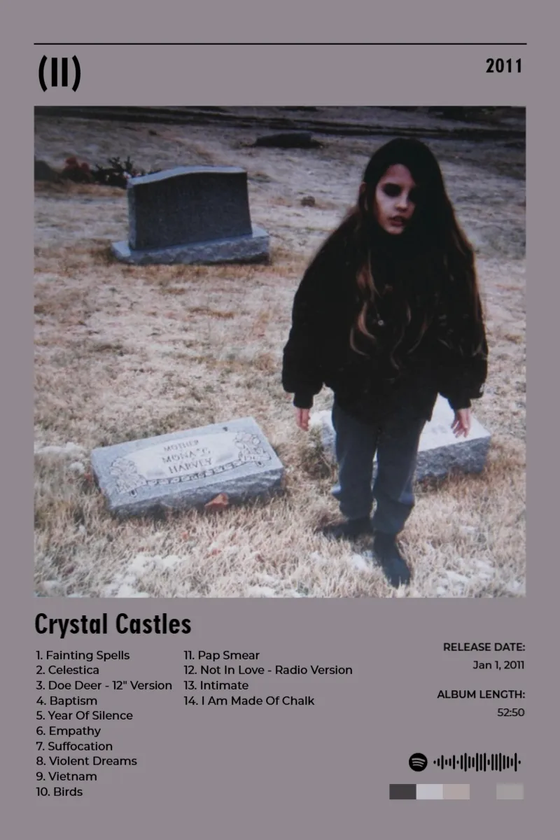 (II) · (II) · Crystal Castles · 2:3 Album poster for (II) by Crystal Castles