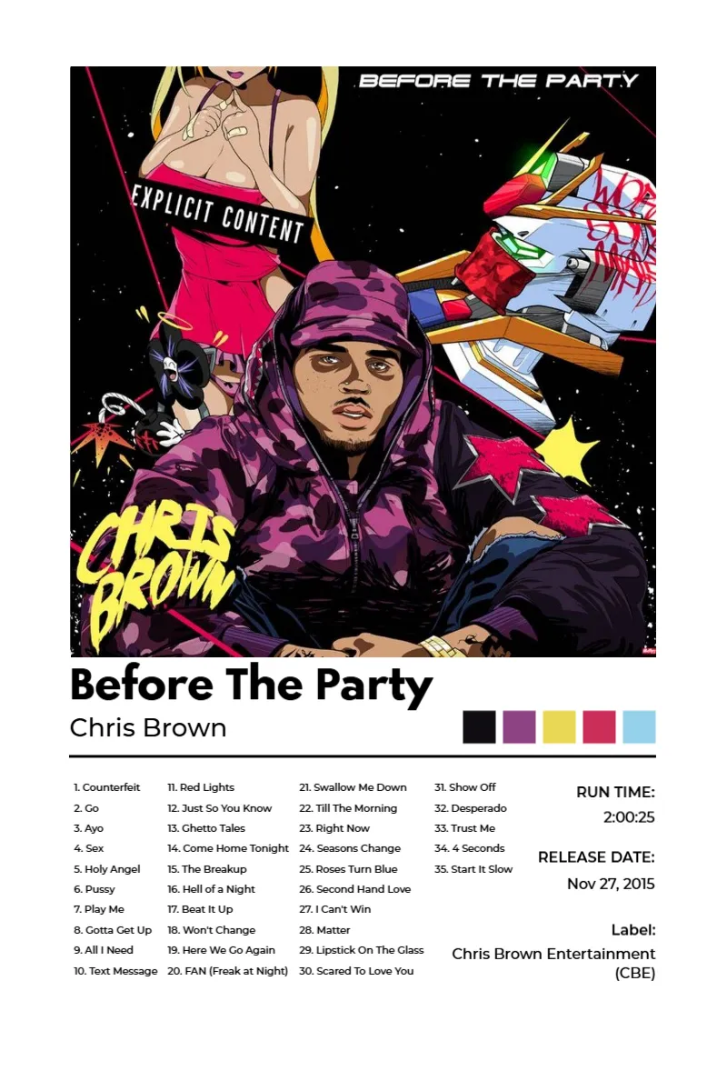 Album poster for Fan of A Fan The Album (Expanded Edition) by Chris Brown, Tyga