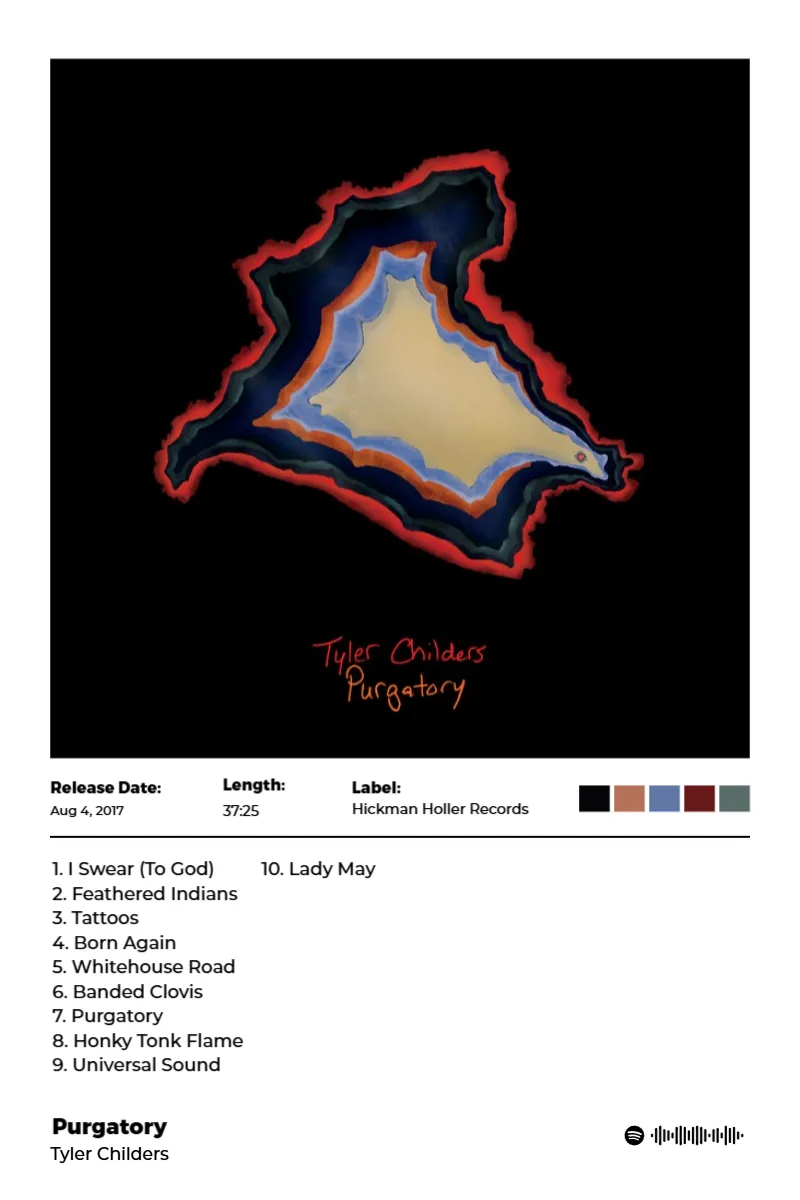 Purgatory · Purgatory · Tyler Childers · 2:3 Album poster for Purgatory by Tyler Childers