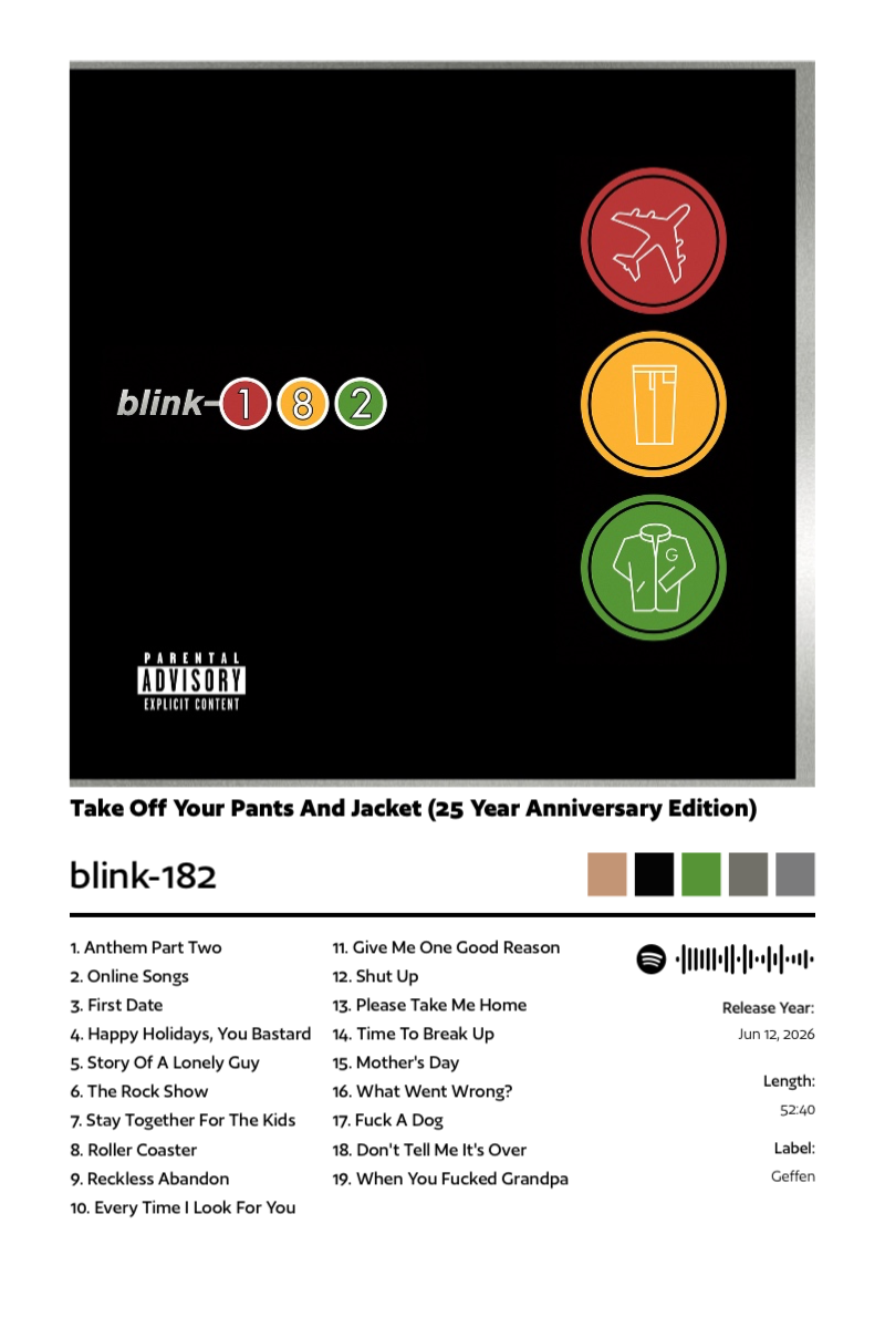 Take Off Your Pants And Jacket (25 Year Anniversary Edition)