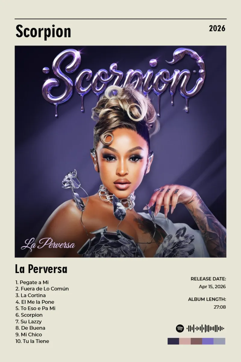 Album poster for Scorpion by La Perversa