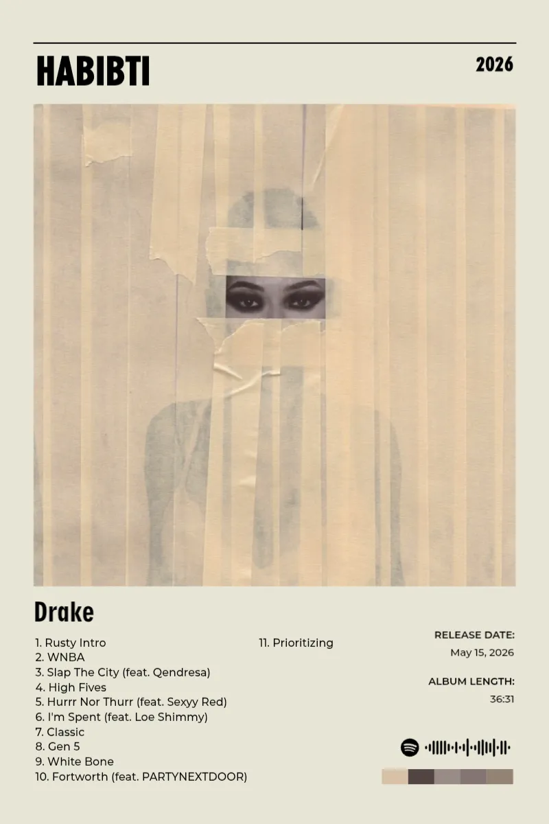 HABIBTI · HABIBTI · Drake · 2:3 Album poster for HABIBTI by Drake