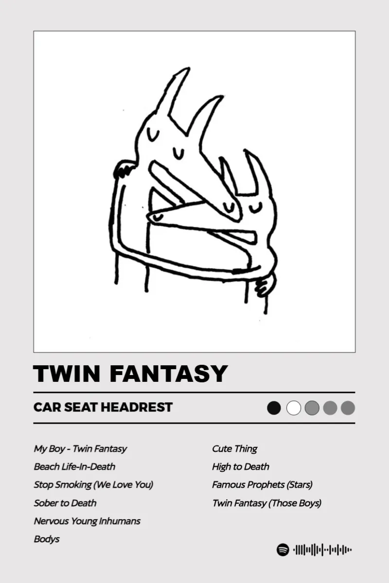 Album poster for Twin Fantasy by Car Seat Headrest