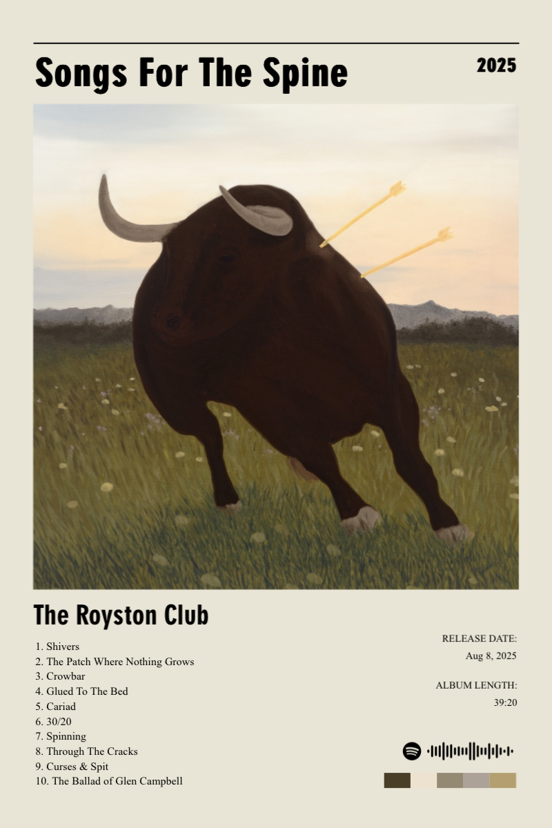 Album poster for Songs For The Spine by The Royston Club