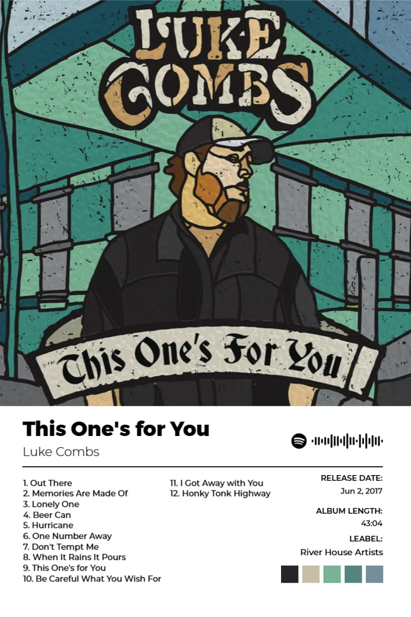 This One's for You · This One's for You · Luke Combs · 2:3 Album poster for This One's for You by Luke Combs
