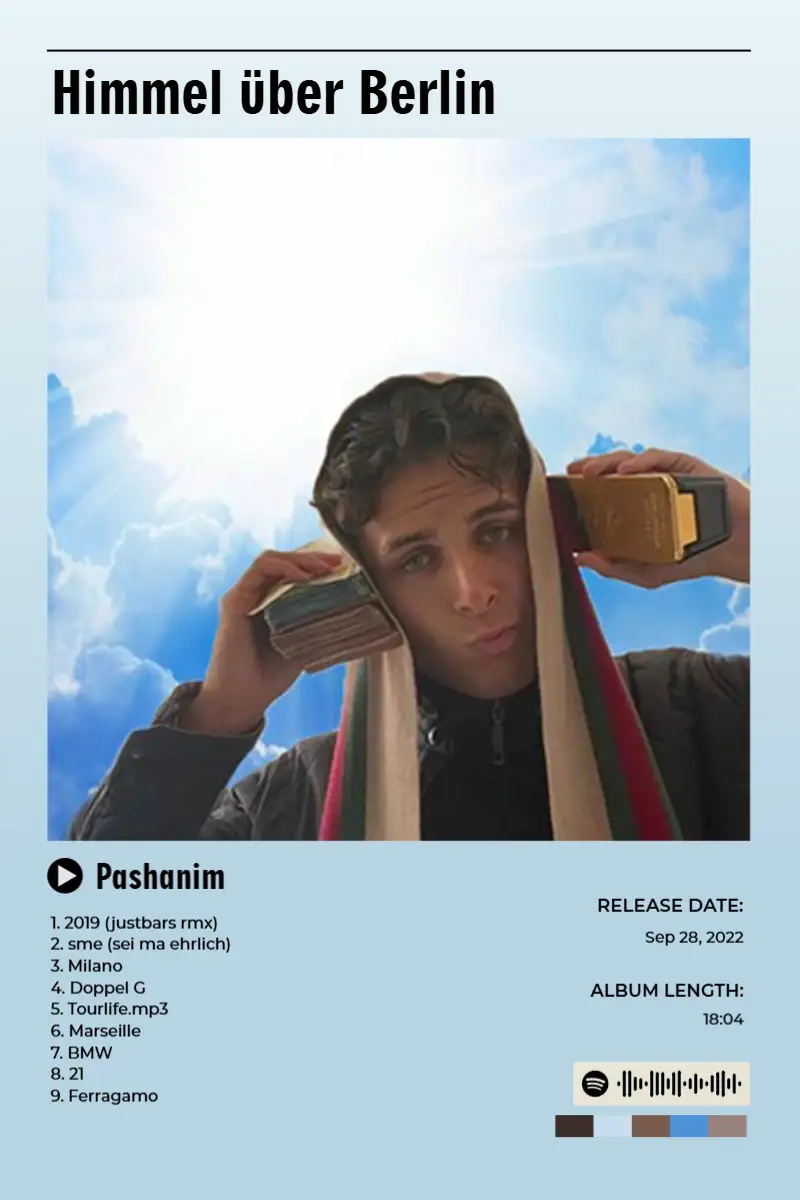 Album poster for Himmel über Berlin by Pashanim