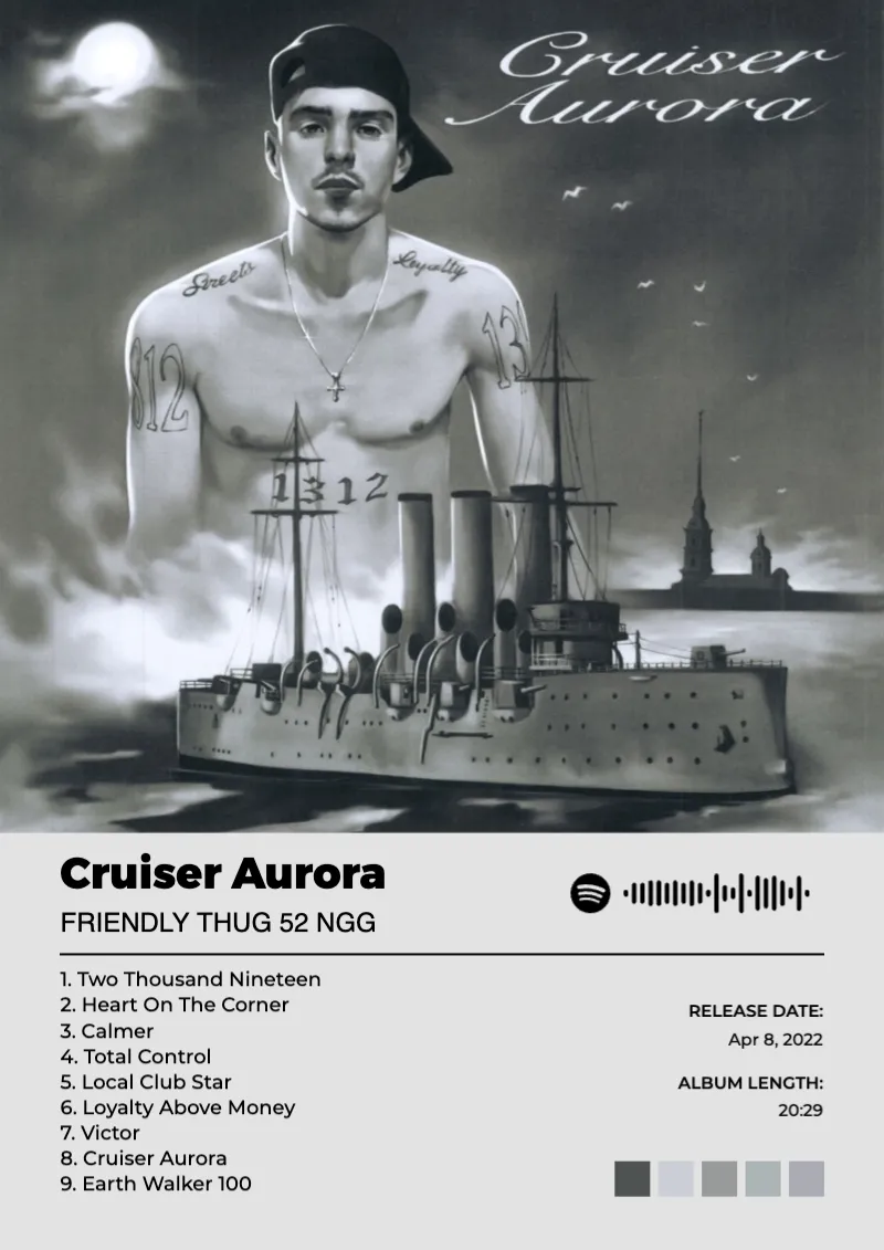 Album poster for Cruiser Aurora by FRIENDLY THUG 52 NGG