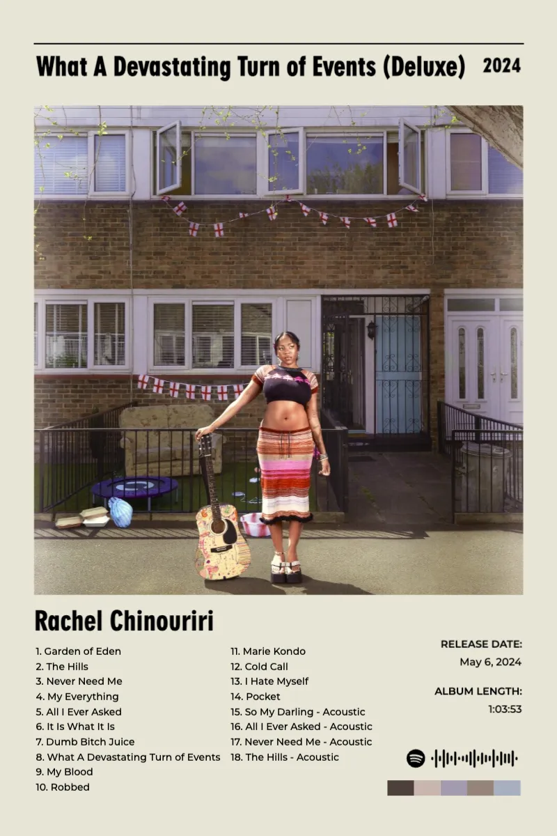 Album poster for What A Devastating Turn of Events (Deluxe) by Rachel Chinouriri