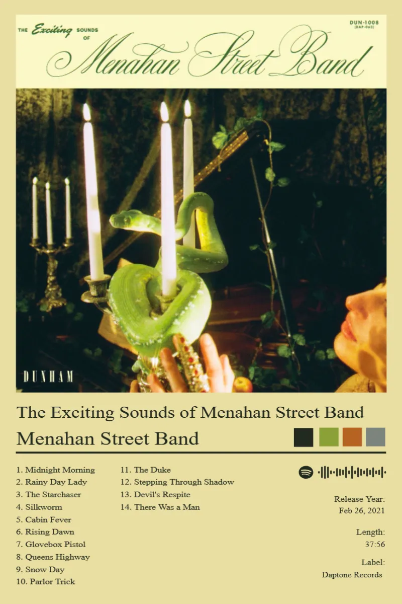 Album poster for The Exciting Sounds of Menahan Street Band by Menahan Street Band