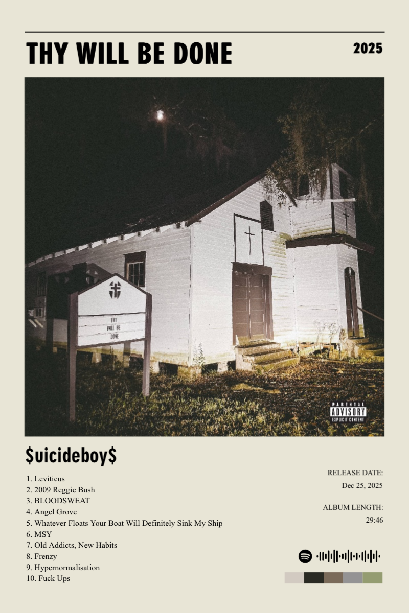 Album poster for THY WILL BE DONE by $uicideboy$
