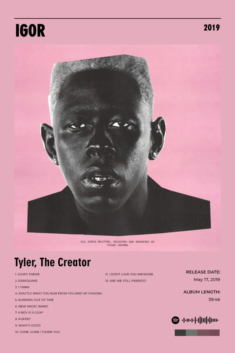 Album poster for IGOR by Tyler, The Creator