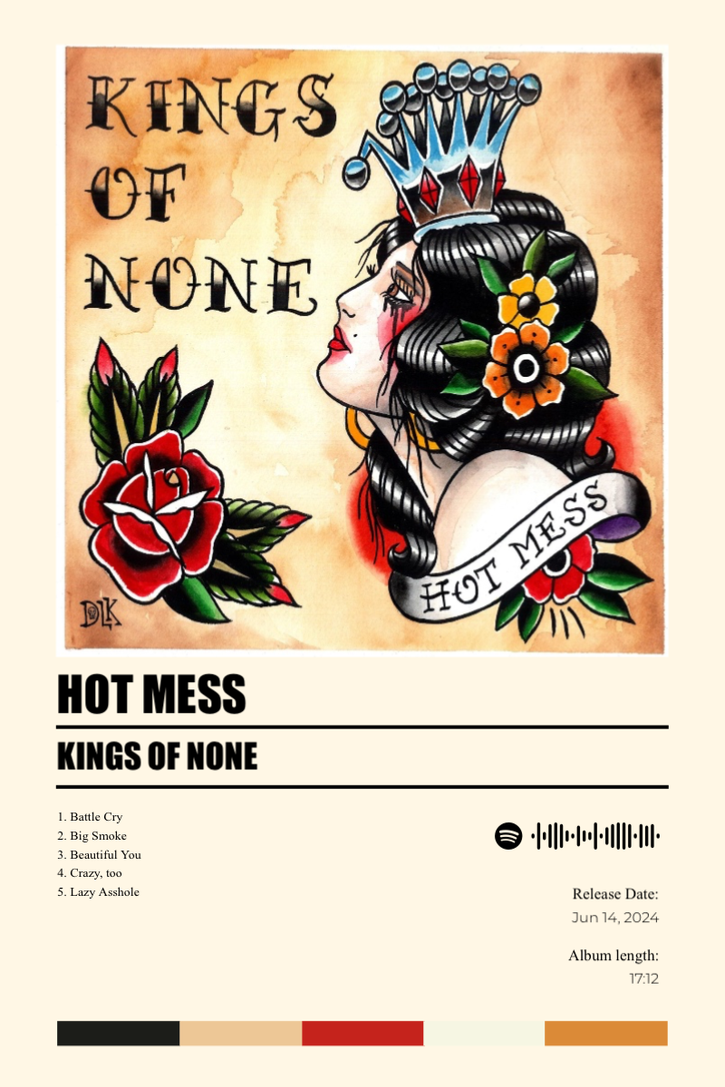 Album poster for Hot Mess by Kings of None
