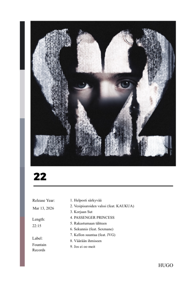 Album poster for 22 by HUGO