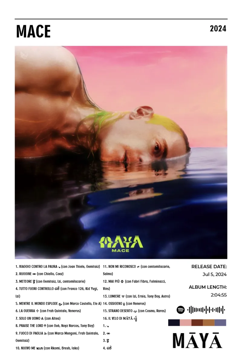 MĀYĀ · MĀYĀ · MACE · 2:3 Album poster for MĀYĀ by MACE