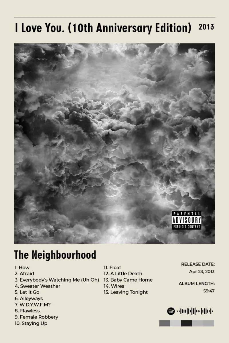 Album poster for I Love You. (10th Anniversary Edition) by The Neighbourhood