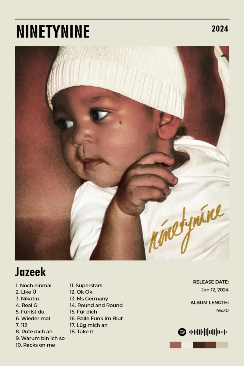 Album poster for NINETYNINE by Jazeek