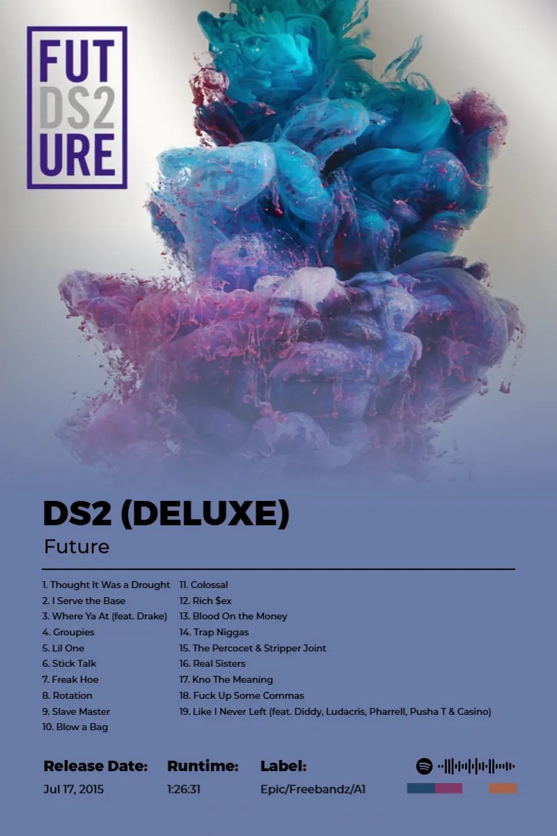 DS2 (Deluxe) · DS2 (Deluxe) · Future · 2:3 Album poster for DS2 (Deluxe) by Future