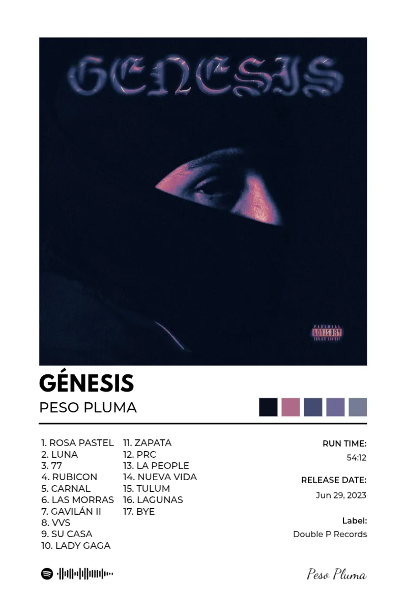 GÉNESIS — community poster example