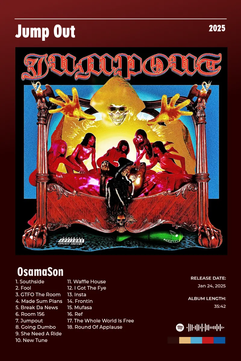 Album poster for Jump Out by OsamaSon