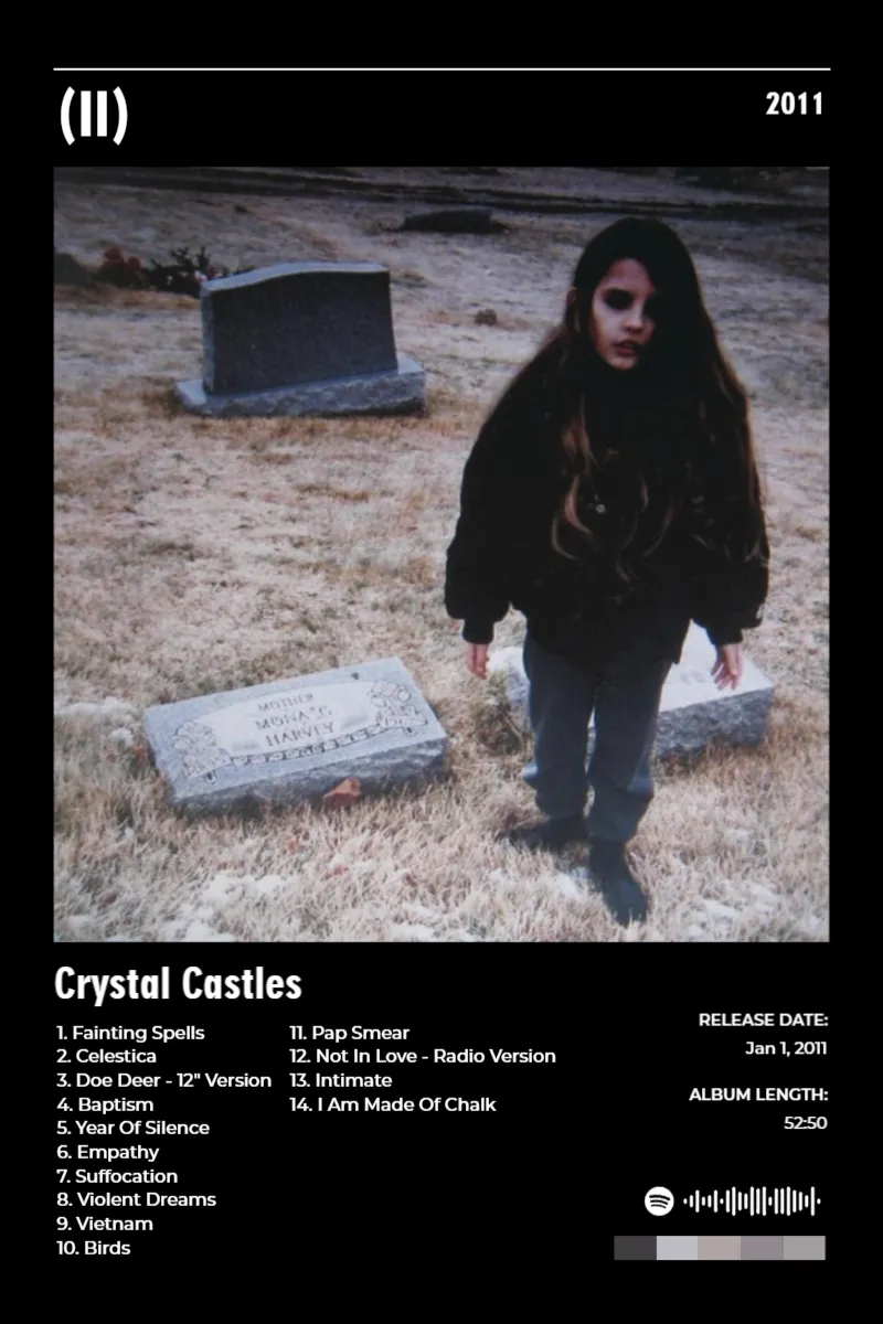 (II) · (II) · Crystal Castles · 2:3 Album poster for (II) by Crystal Castles